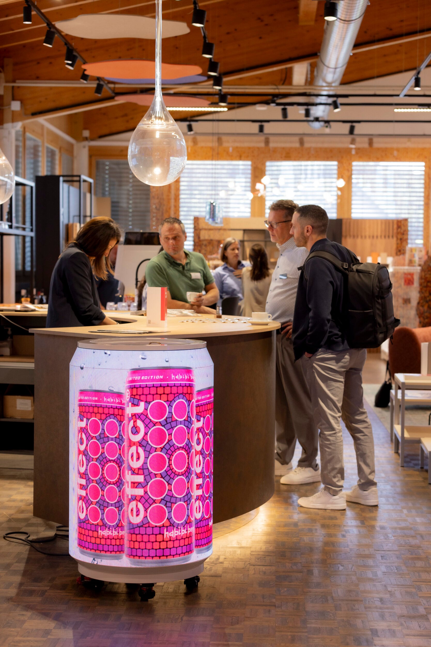 Storeconcept InspiringDays2026 3D Leuchtreklame am POS